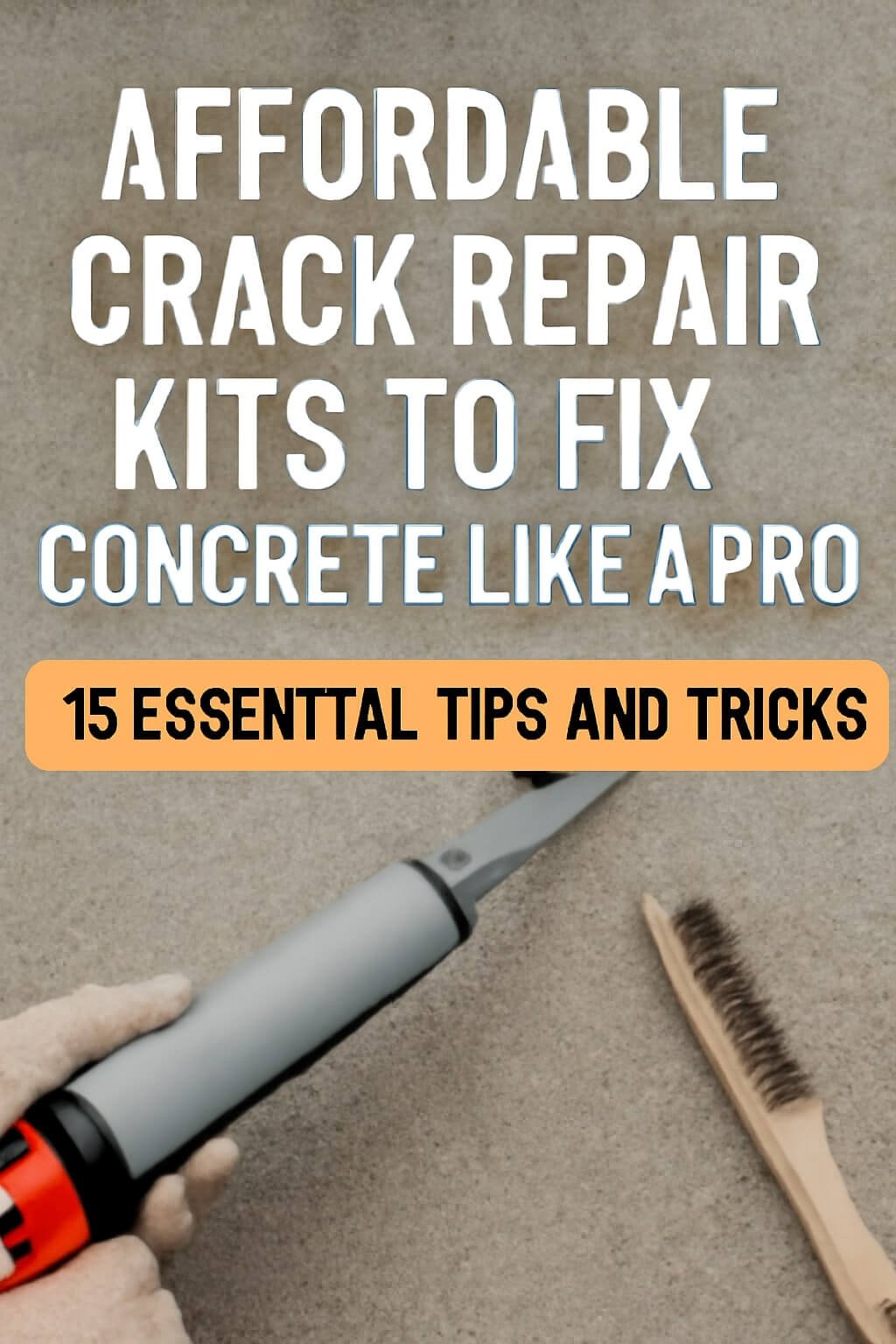 Affordable Crack Repair Kits to Fix Concrete Like a Pro