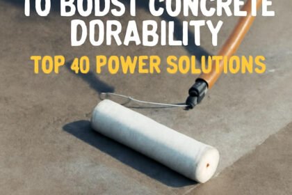 Best Sealants to Boost Concrete Durability