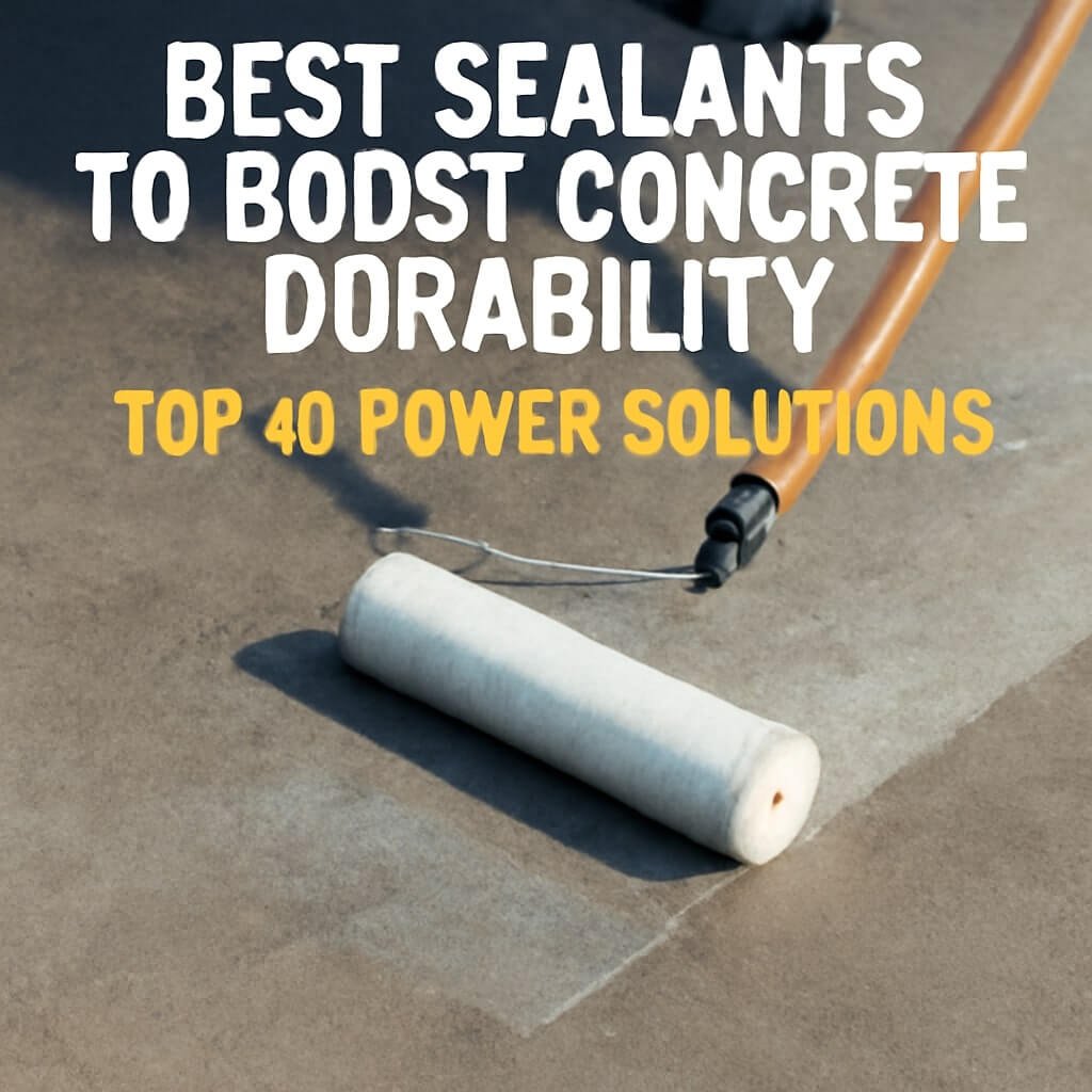Best Sealants to Boost Concrete Durability
