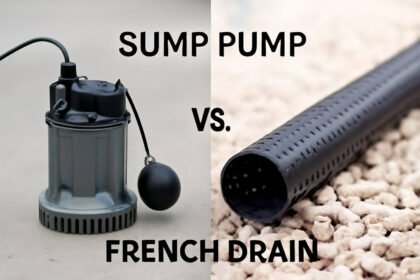 Choosing Between Sump Pump and French Drain for Waterproofing