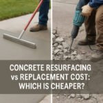 Concrete Resurfacing vs Replacement Cost Which Is Cheaper