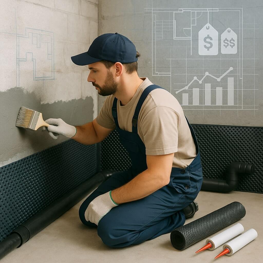 Discover Average Basement Waterproofing Costs by Size