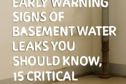 Early Warning Signs of Basement Water Leaks You Should Know