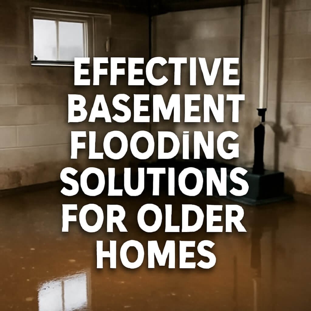Effective Basement Flooding Solutions for Older Homes