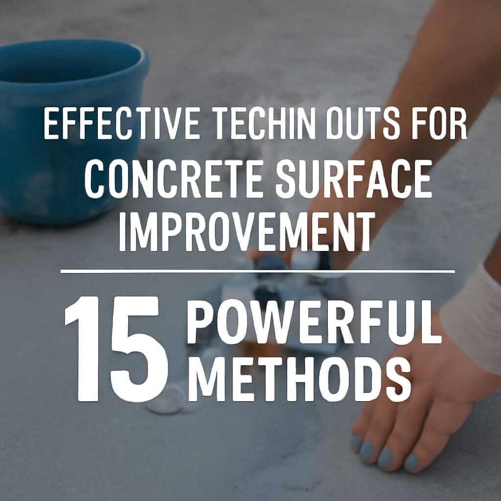 Effective Techniques for Concrete Surface Improvement