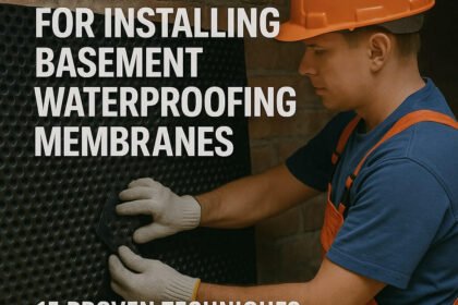 Expert Tips for Installing Basement Waterproofing Membranes