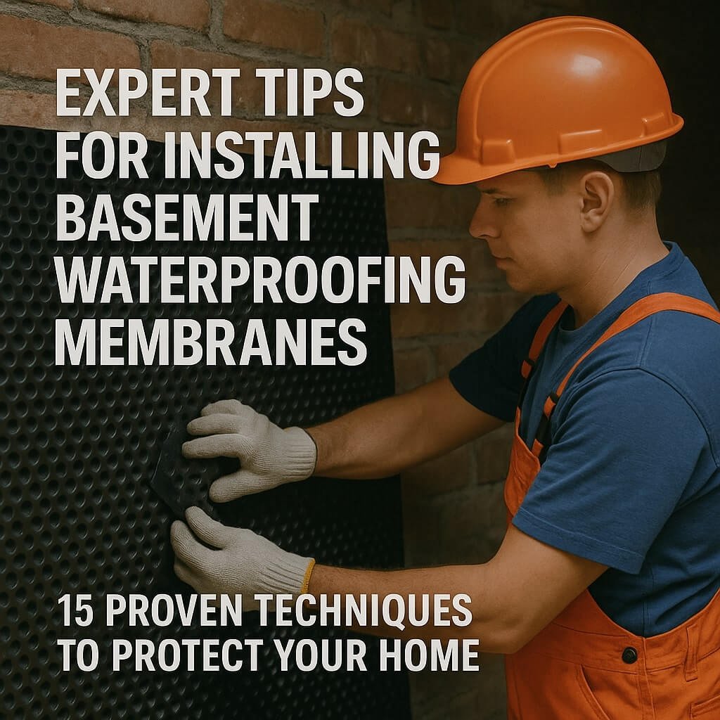 Expert Tips for Installing Basement Waterproofing Membranes