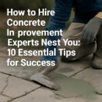 How to Hire Concrete Improvement Experts Near You