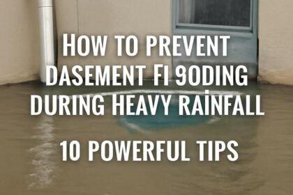 How to Prevent Basement Flooding During Heavy Rainfall