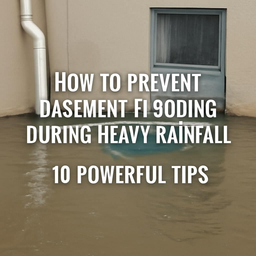 How to Prevent Basement Flooding During Heavy Rainfall