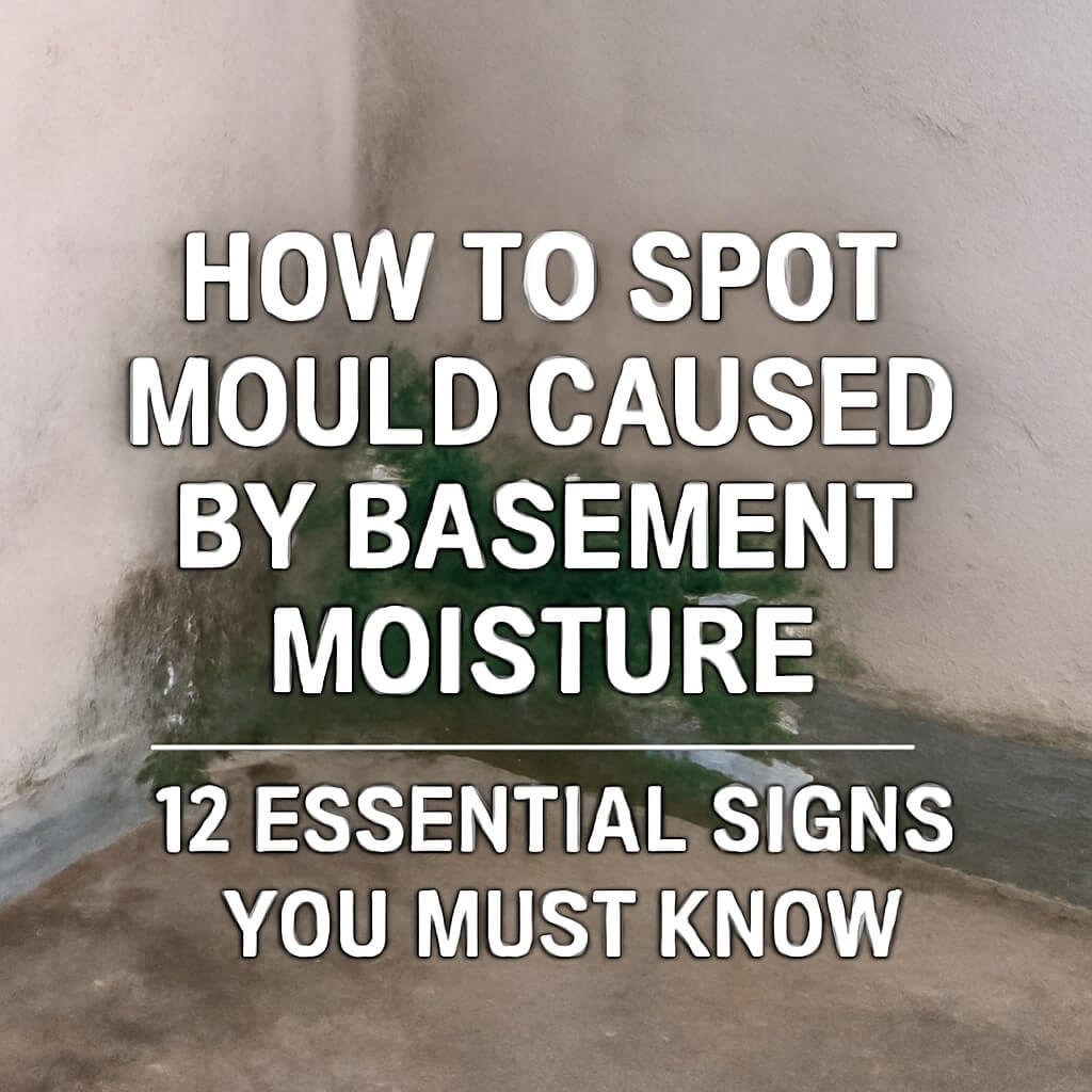 How to Spot Mould Caused by Basement Moisture