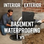 Interior vs Exterior Basement Waterproofing Explained
