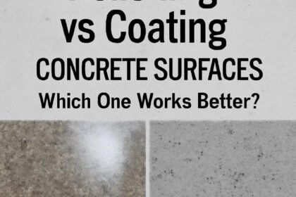 Polishing vs Coating Concrete Surfaces Which One Works Better