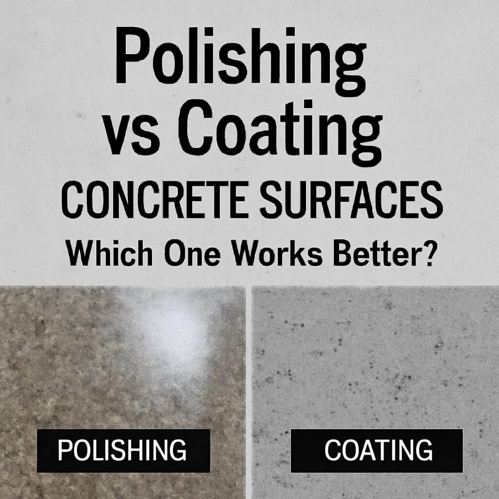Polishing vs Coating Concrete Surfaces Which One Works Better