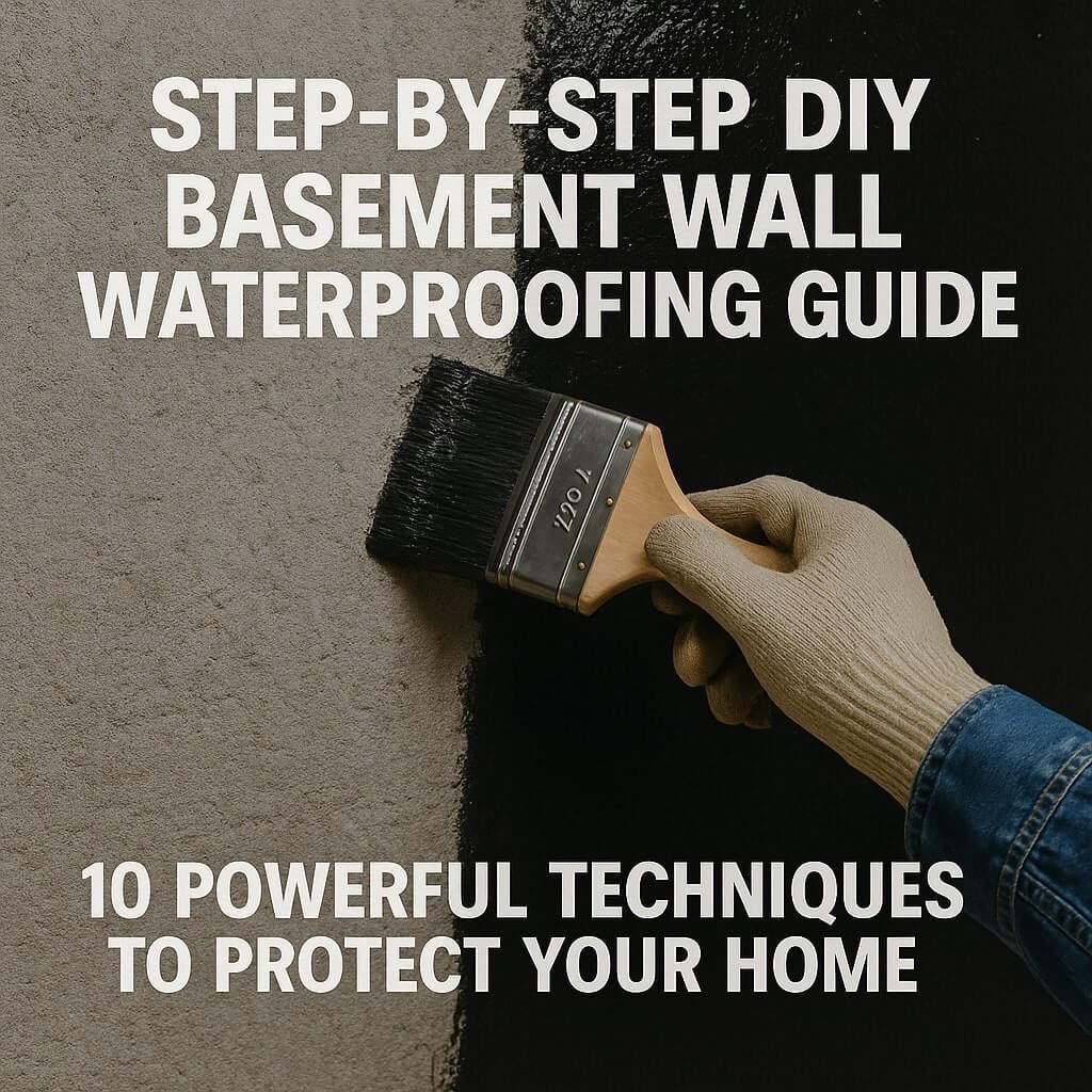 Step-by-Step DIY Basement Wall Waterproofing Guide