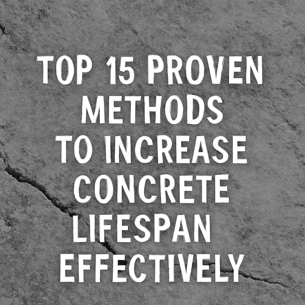 Top Methods to Increase Concrete Lifespan Effectively