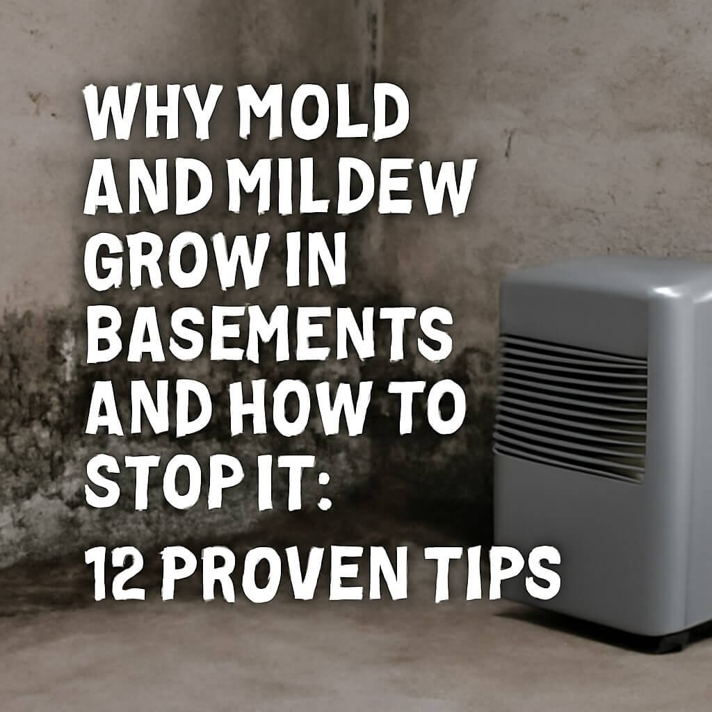 Why Mold and Mildew Grow in Basements and How to Stop It