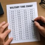 Military Time Chart