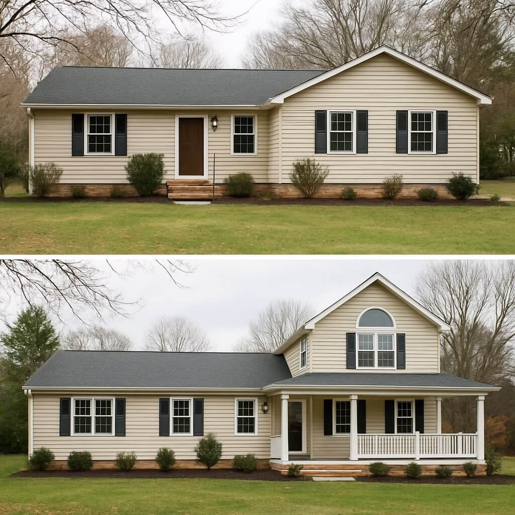 3 Amazing Before and After Modular Home Additions
